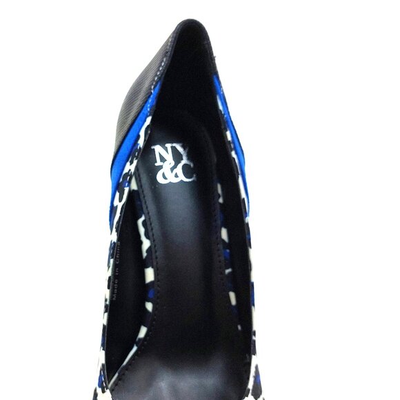 New York & Co Womens Madison Pointed Toe Block Heel Pumps  -  Size 8 Medium - Picture 7 of 12